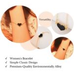 ARHANORY Ladies Charm Necklace Bracelets Set Heart Decor Chain for Woman Lovely Jewelry - Image 3