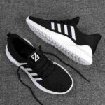Men's Sneakers Non Slip Lightweight Breathable Running Shoes - Black - Image 2
